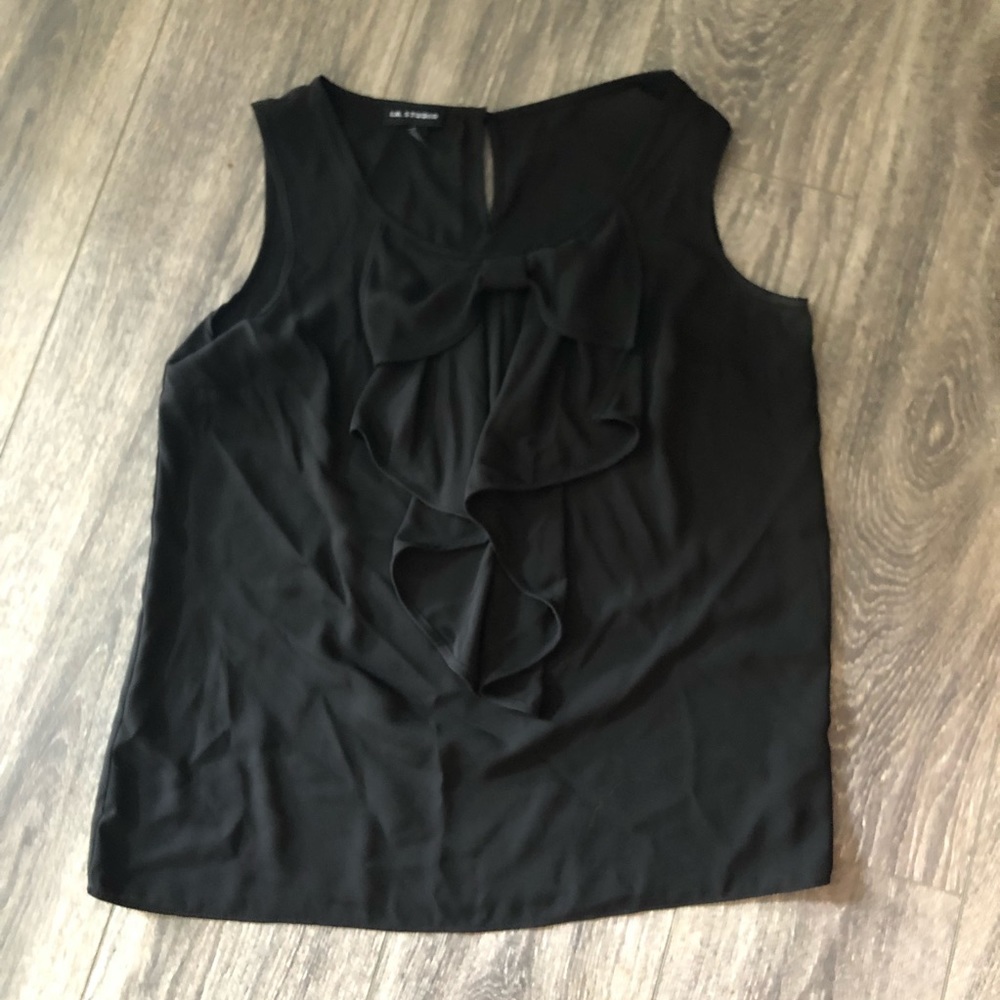 Black Tank w/ Bow